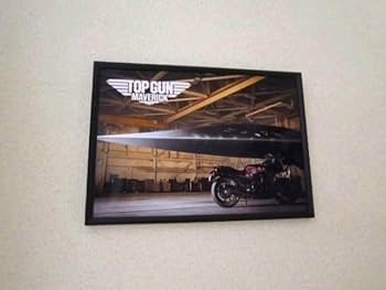 Amazon.co.jp: A4 額付き ポスター TOP GUN トップガン GPZ900R